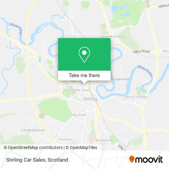 Stirling Car Sales map