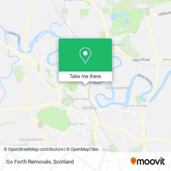 Go Forth Removals map