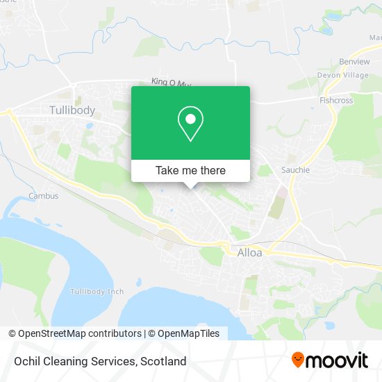 Ochil Cleaning Services map