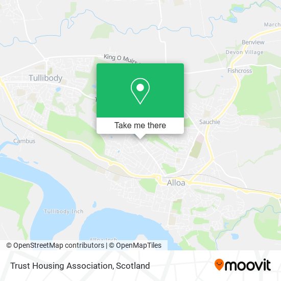Trust Housing Association map