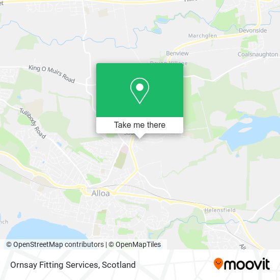 Ornsay Fitting Services map
