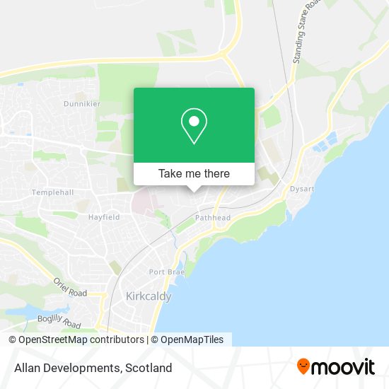 Allan Developments map