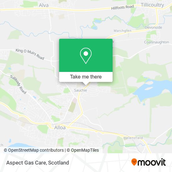 Aspect Gas Care map