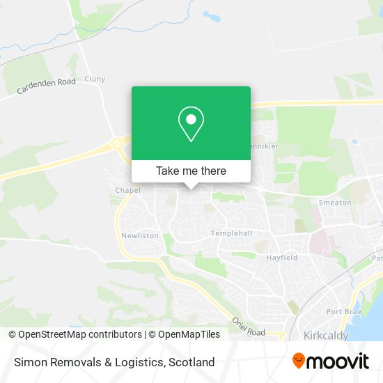 Simon Removals & Logistics map