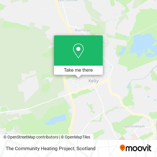 The Community Heating Project map