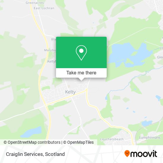 Craiglin Services map