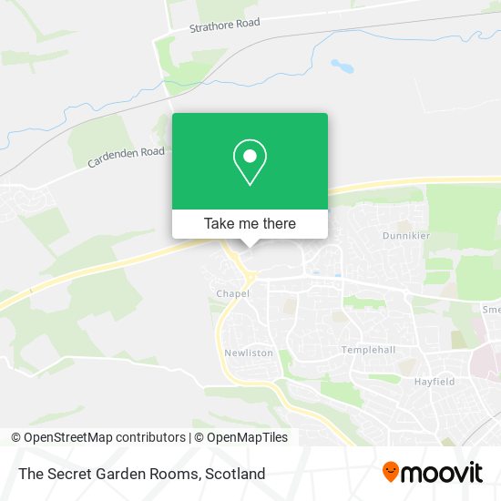 The Secret Garden Rooms map
