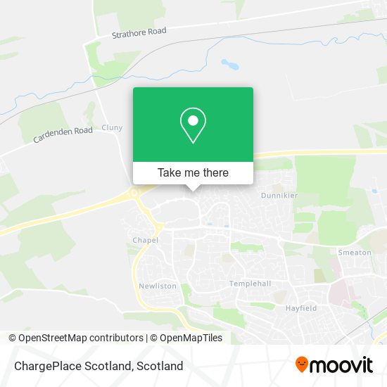 ChargePlace Scotland map