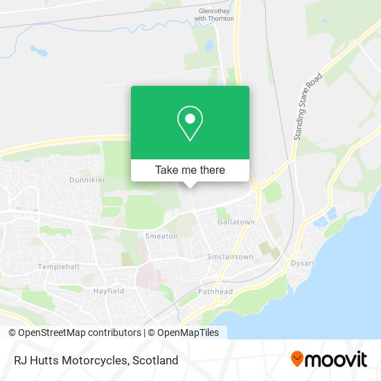 RJ Hutts Motorcycles map