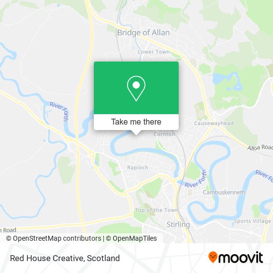 Red House Creative map