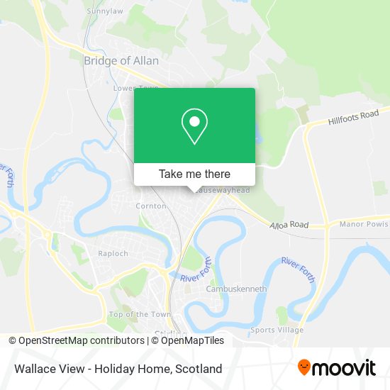 Wallace View - Holiday Home map