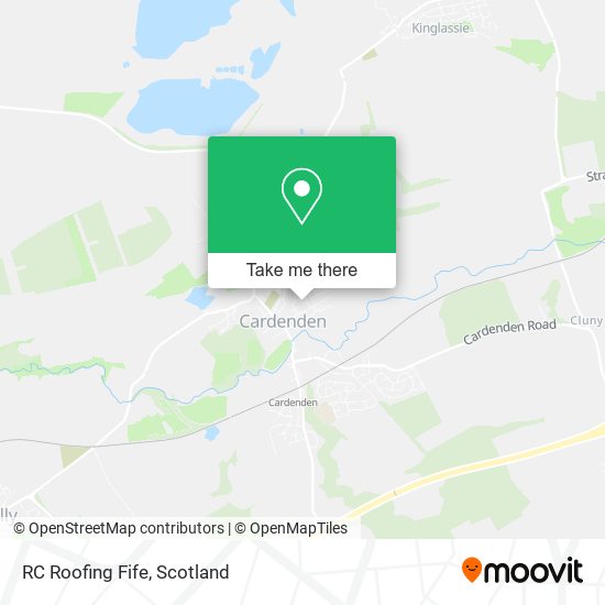 RC Roofing Fife map
