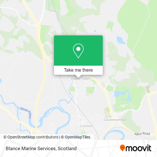 Blance Marine Services map