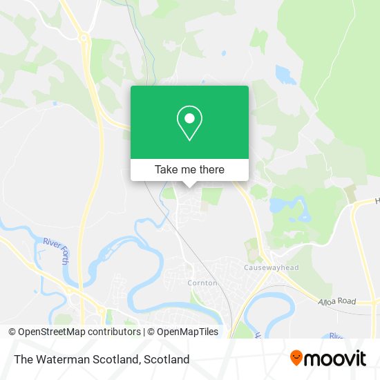 The Waterman Scotland map