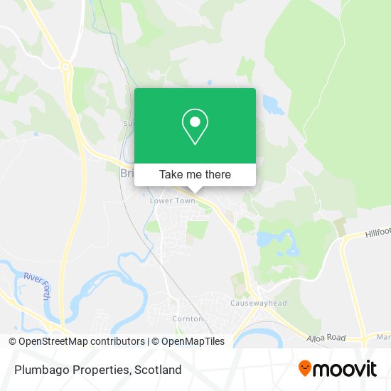 Plumbago Properties map