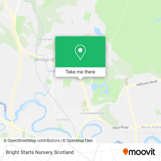 Bright Starts Nursery map