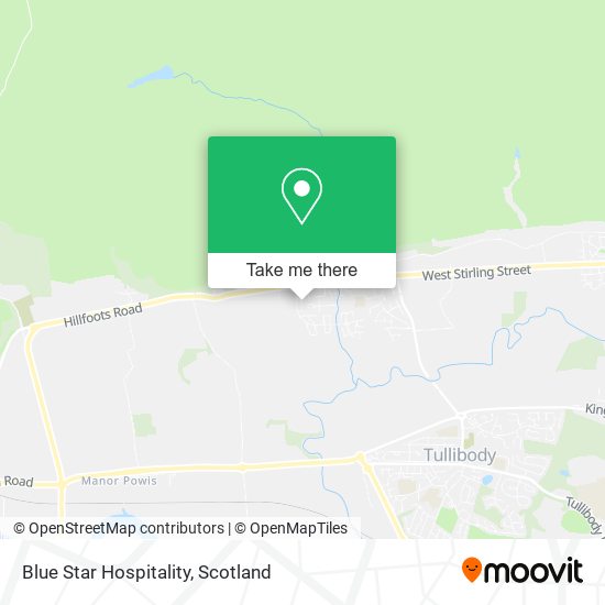 Blue Star Hospitality map