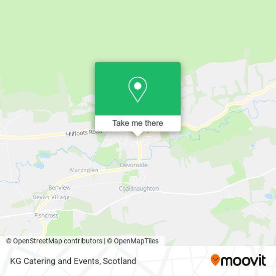 KG Catering and Events map