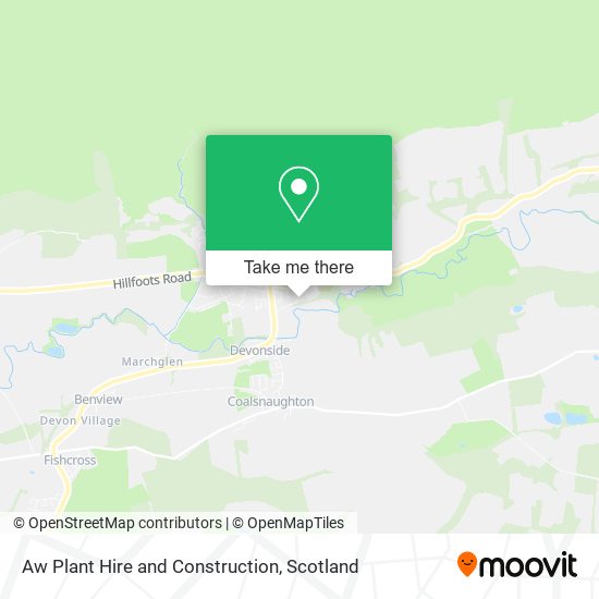 Aw Plant Hire and Construction map