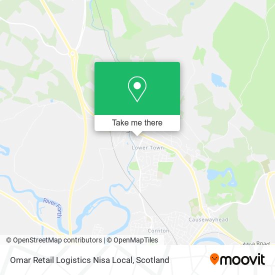 Omar Retail Logistics Nisa Local map