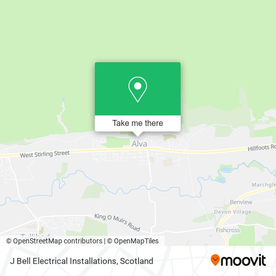J Bell Electrical Installations map