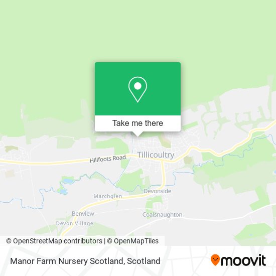 Manor Farm Nursery Scotland map