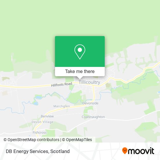 DB Energy Services map