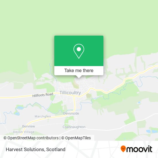 Harvest Solutions map
