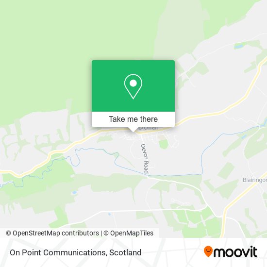 On Point Communications map