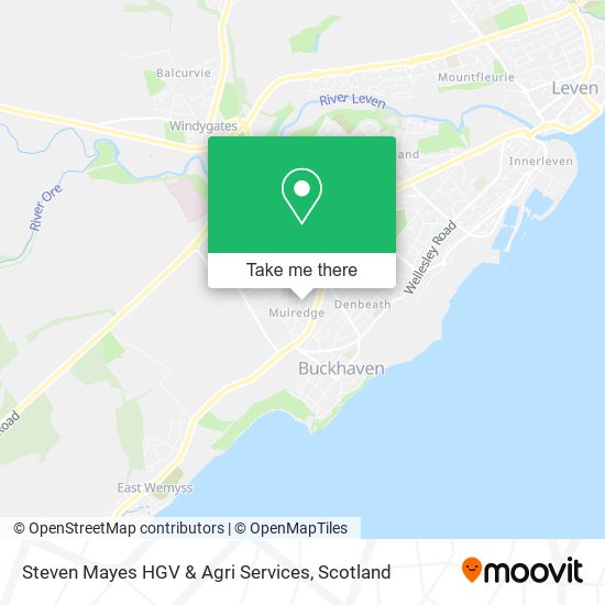 Steven Mayes HGV & Agri Services map