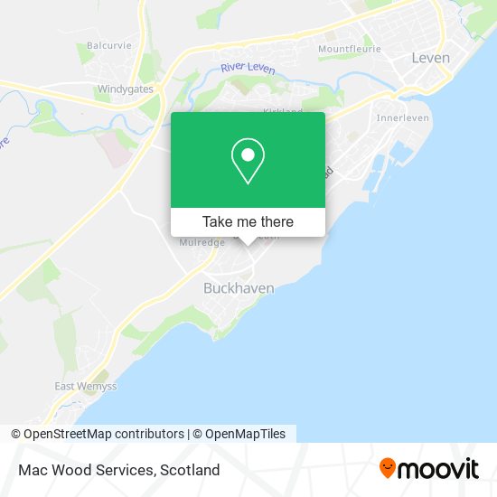 Mac Wood Services map