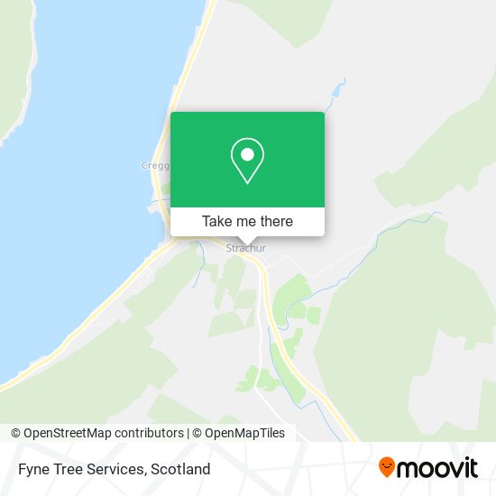 Fyne Tree Services map