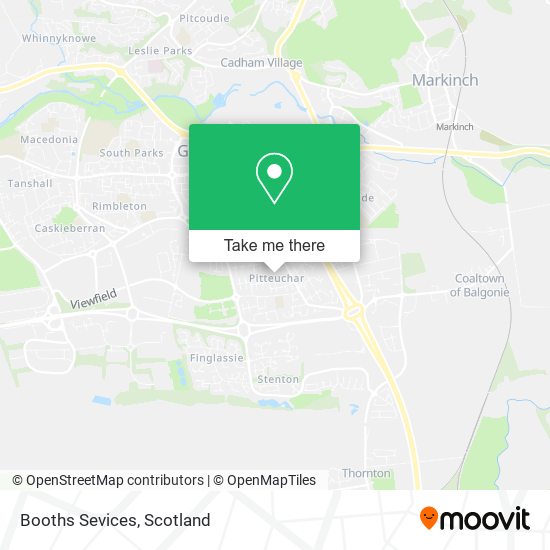 Booths Sevices map