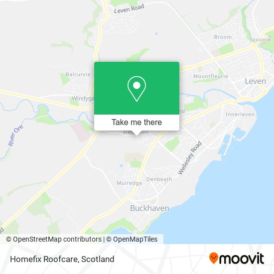 Homefix Roofcare map