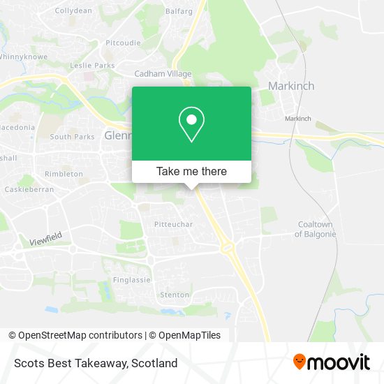 Scots Best Takeaway map