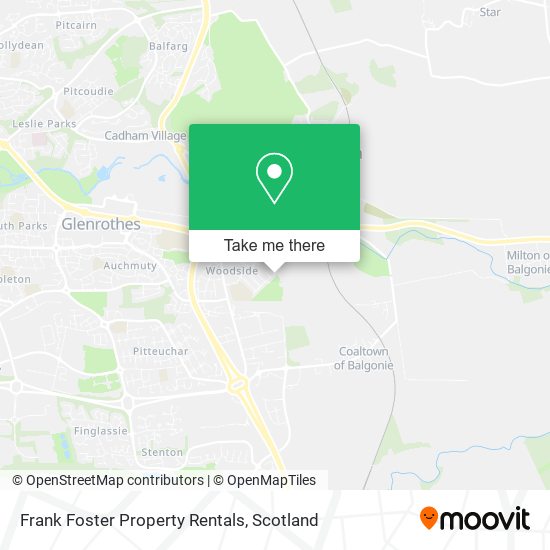 Frank Foster Property Rentals map