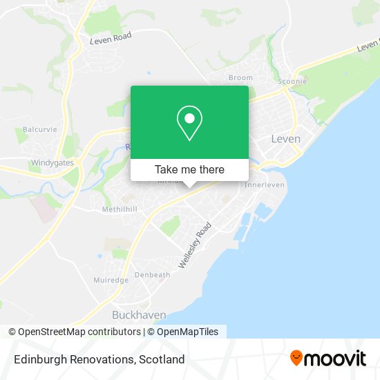 Edinburgh Renovations map