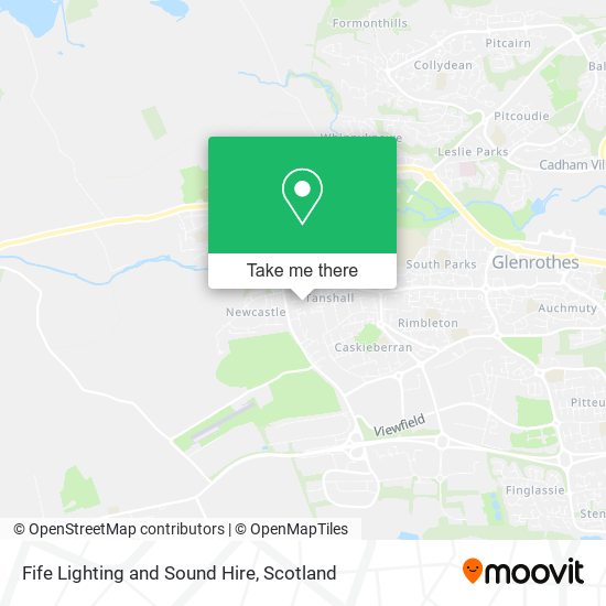 Fife Lighting and Sound Hire map