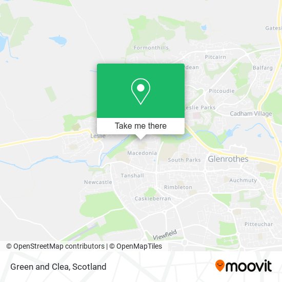 Green and Clea map