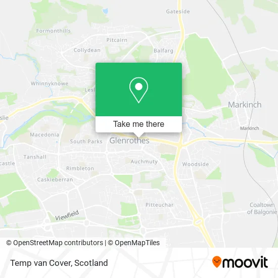 Temp van Cover map