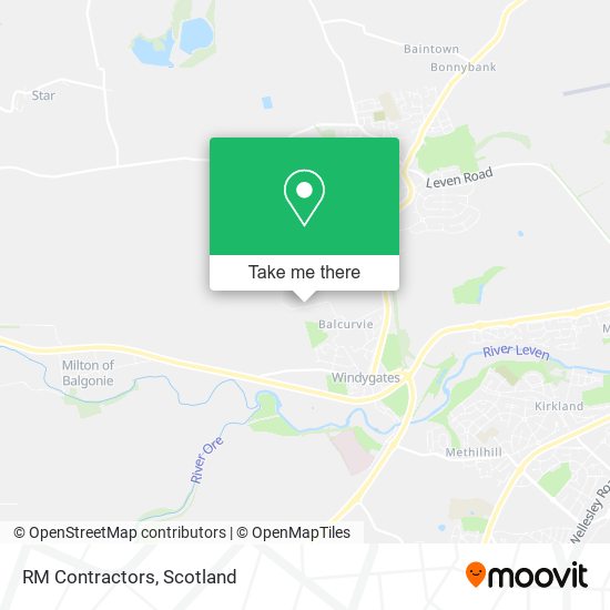 RM Contractors map