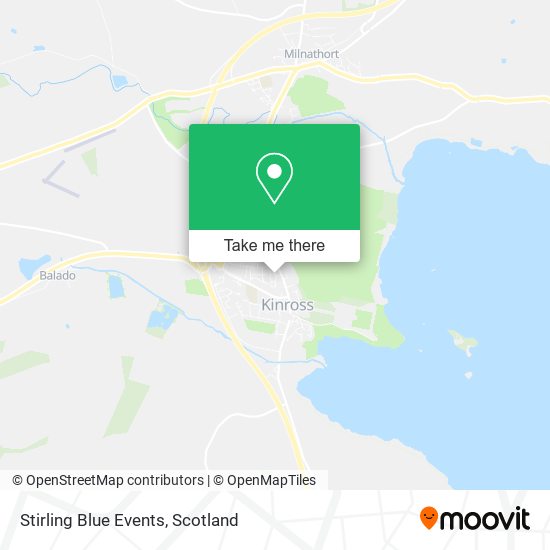 Stirling Blue Events map
