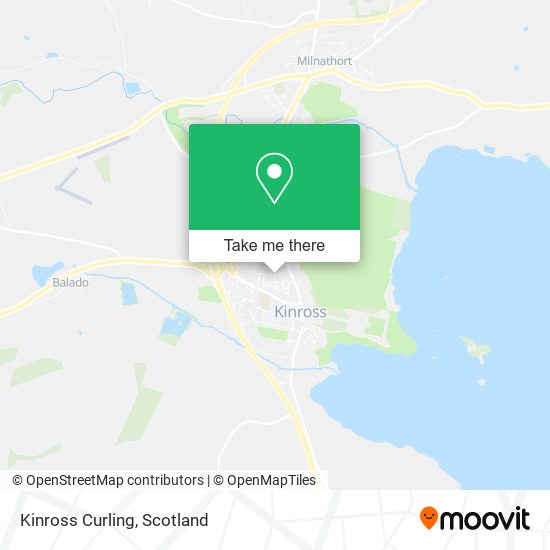Kinross Curling map