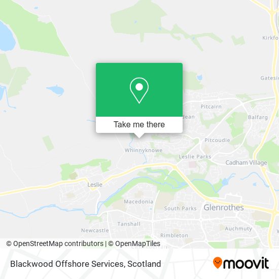 Blackwood Offshore Services map