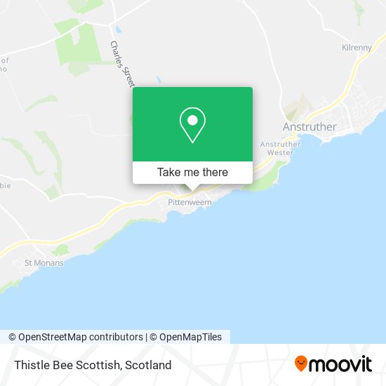Thistle Bee Scottish map