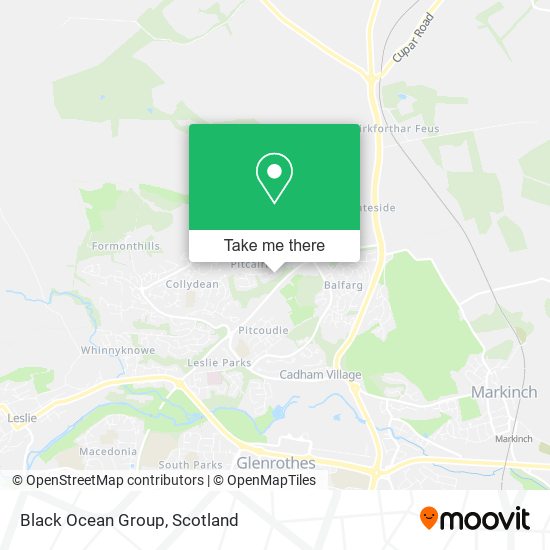 Black Ocean Group map