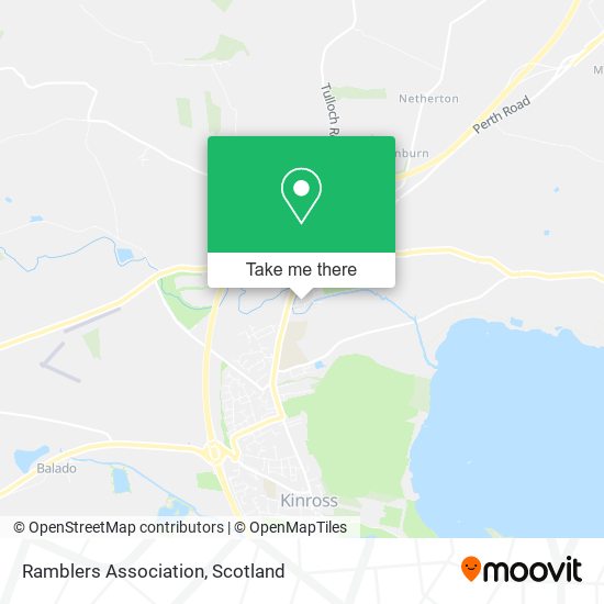 Ramblers Association map
