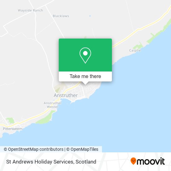 St Andrews Holiday Services map