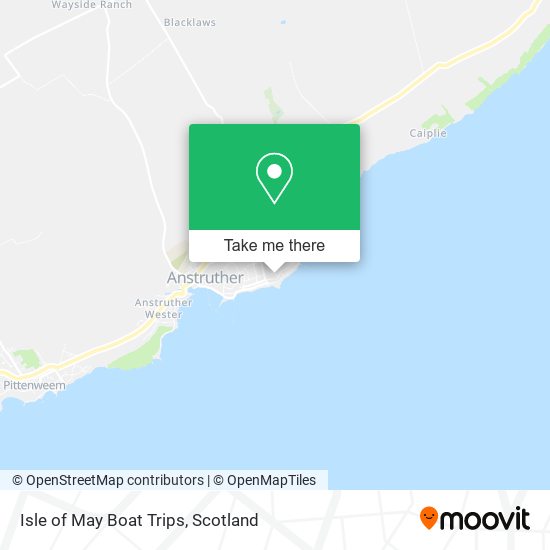Isle of May Boat Trips map