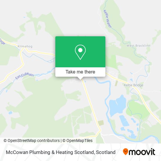 McCowan Plumbing & Heating Scotland map